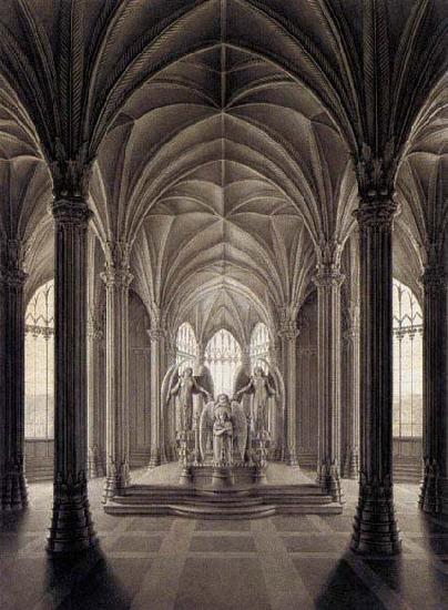 Karl friedrich schinkel Study for a Monument to Queen Louise